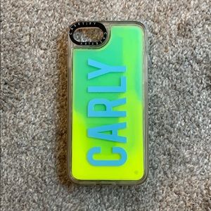 Casetify IPhone 8 Neon Sand Case